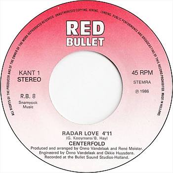 Radar Love cover by Centerfold single a-side